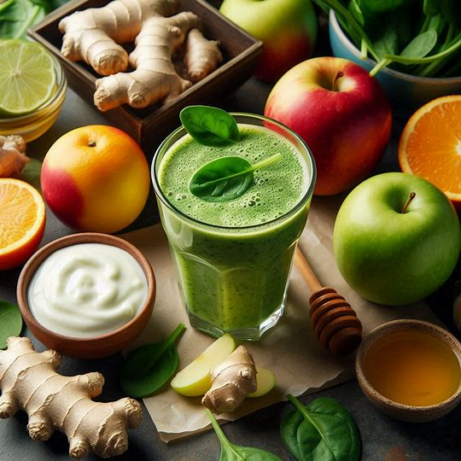 Apple Spinach Tangerine Smoothie recipe