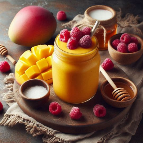 Mango raspberries smoothie recipe