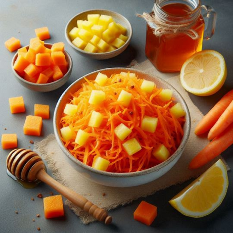 Recipe for carrot salad.